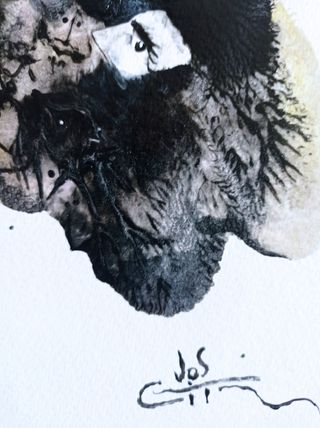 Arte original abstracto acuarela