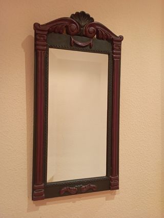 Espejo Vintage Madera y Cristal