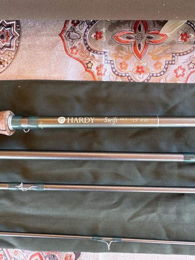 Caña Hardy Swift Mk II 15' #10 Salmón 2 Manos