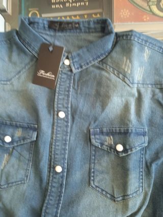 Camisa vaquera hombre Talla M