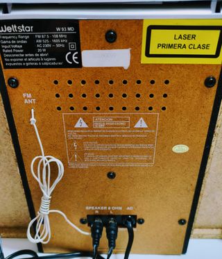 Equipo de música Weltstar CD Radio Cassette