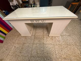 Escritorio Maison de Monde cristal y madera