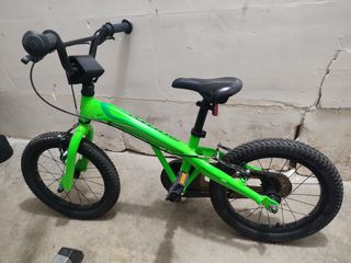 Bicicleta infantil verde monty
