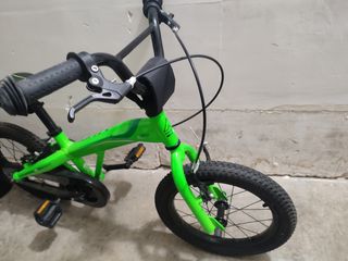 Bicicleta infantil verde monty