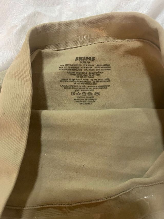 Perizoma modellante a vita alta beige SKIMS