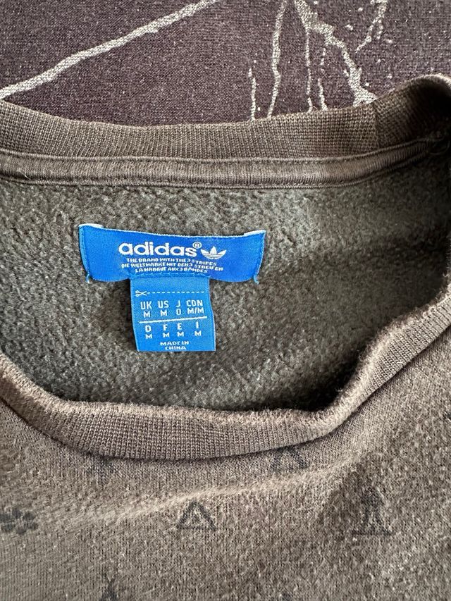 Sudadera Adidas verde y turquesa