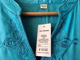 Lote 3 túnicas bordadas de Jaipur.