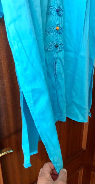 Lote 3 túnicas bordadas de Jaipur.