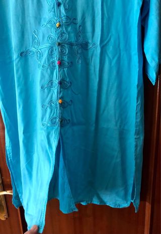 Lote 3 túnicas bordadas de Jaipur.