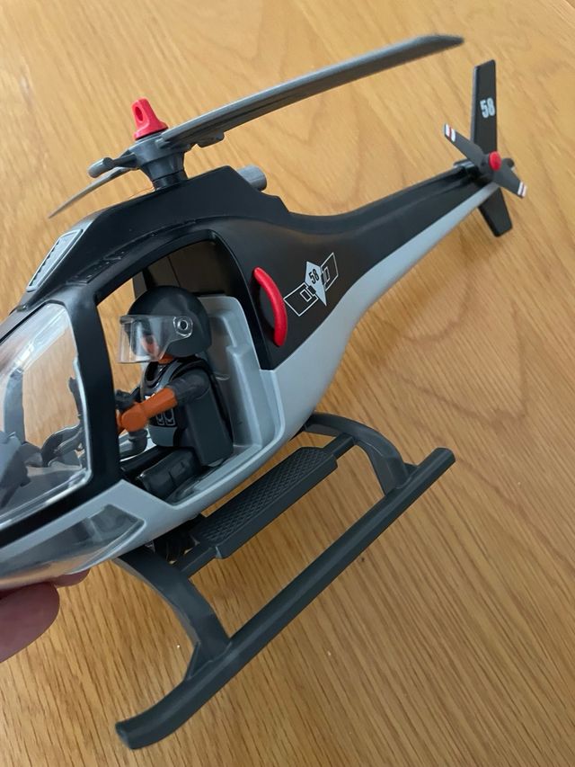 Helicóptero Policía Playmobil