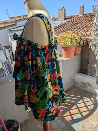 Blusa estampada Stradivarius Talla L