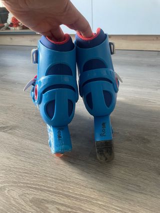Patines en línea azules talla 26-28