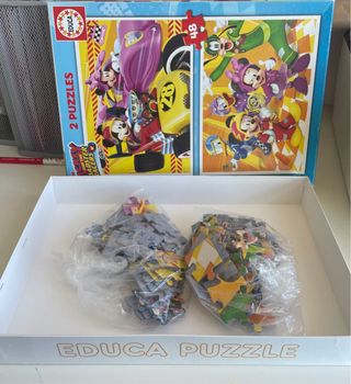 Puzzle Educa 2x48 piezas Mickey y Roadster Racers