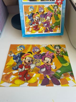 Puzzle Educa 2x48 piezas Mickey y Roadster Racers