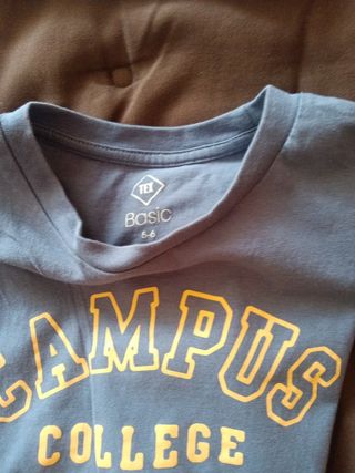 Lote 4 Camisetas Niño Talla 5-6 Años