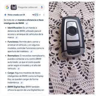 Llave Inteligente BMW Mando a Distancia