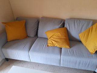 Sofá Ikea Gris y Amarillo