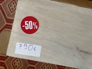 Mesa de centro de madera diseño mandala