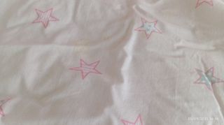 Protector Cuna/Chichonera Estrellas Rosa y edredón