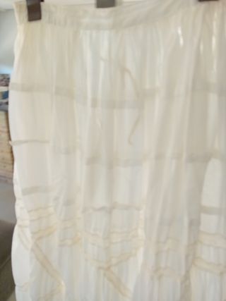 Cancán y pololos fallera blancos