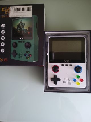 Consola Arcade GA X6 Verde/Blanca