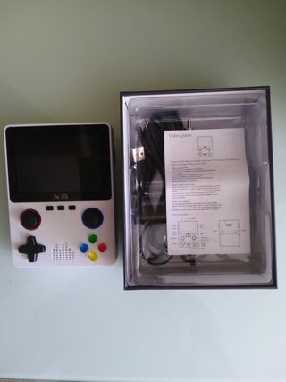 Consola Arcade GA X6 Verde/Blanca