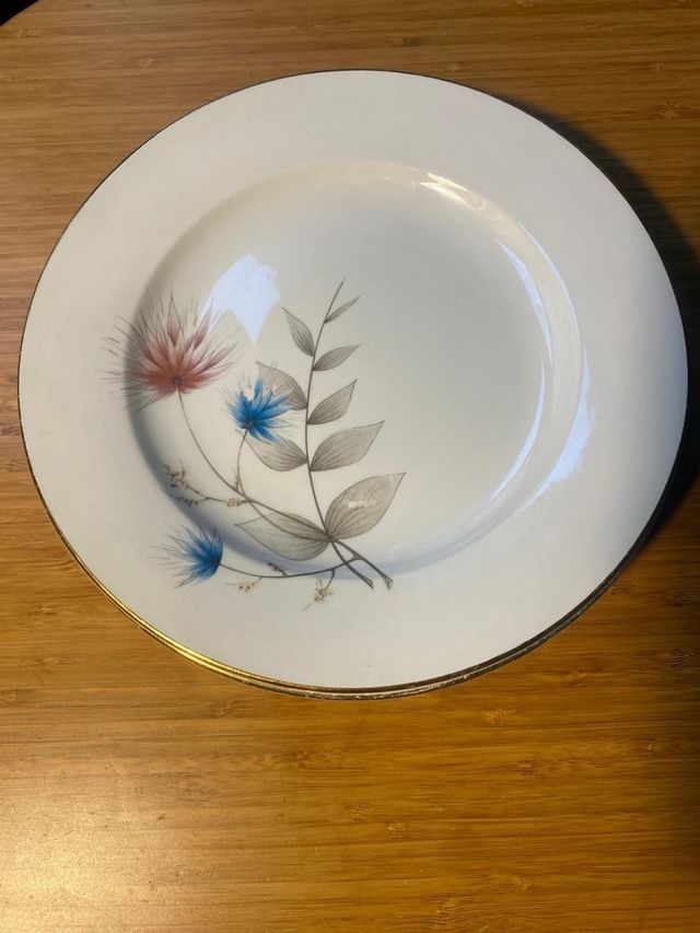 Set di 4 piatti vintage in porcellana Royal China Vigo