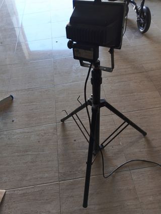 Foco de trabajo con trípode