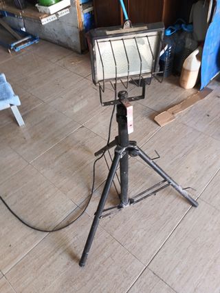 Foco de trabajo con trípode