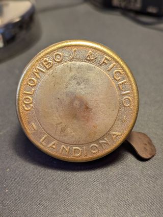 Campanello Bici Colombo & Figlio Milano Bronzo
