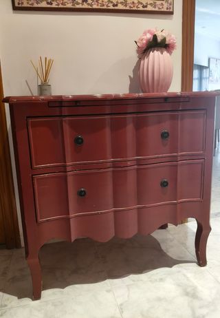 Cómoda escritorio madera...REGALO ESPEJO...!!