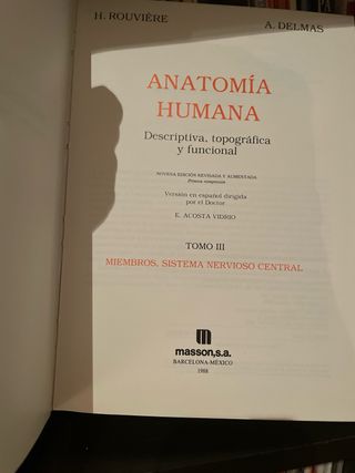 ANATOMÍA HUMANA
descriptiva, topográfica y funcion