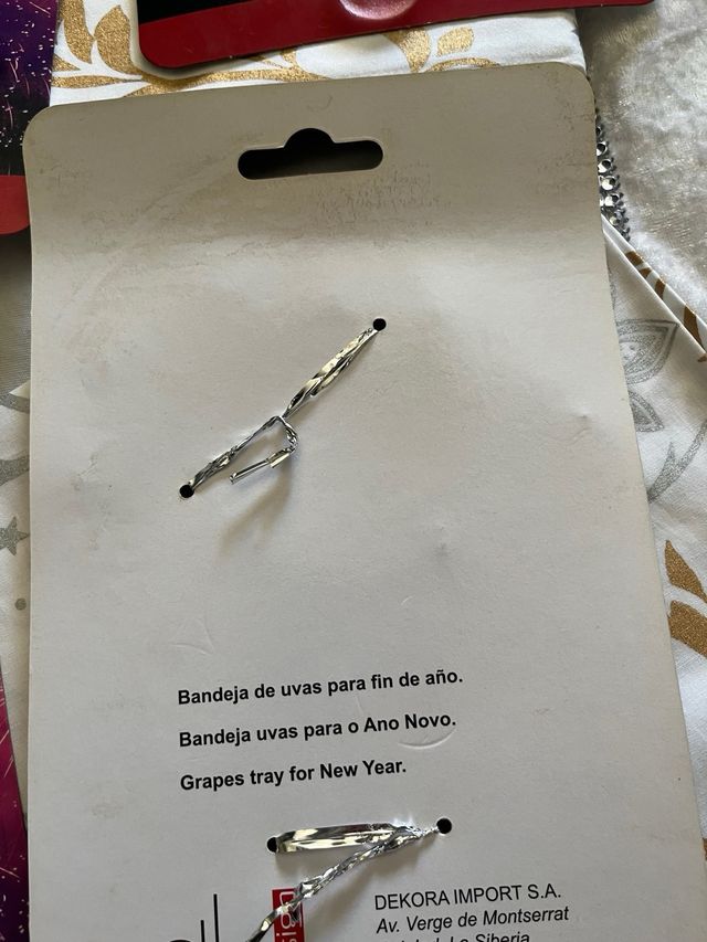 12 Bandejas Uvas Año Nuevo Transparente