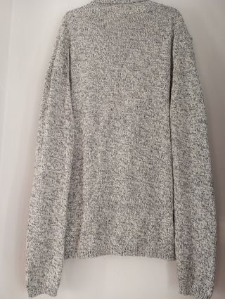 Cárdigan Zara Man jaspeado gris