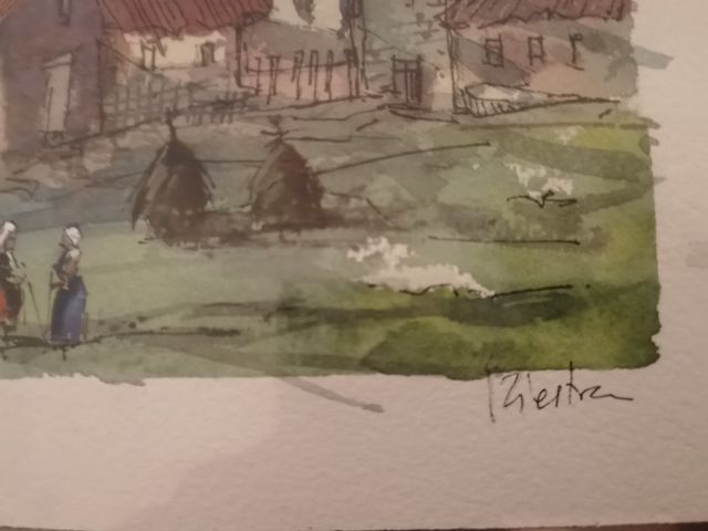 Acuarela Original J. Luís Ristra