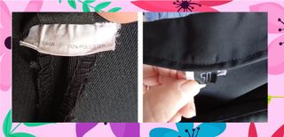 Pantalón básico negro Talla 50 5XL