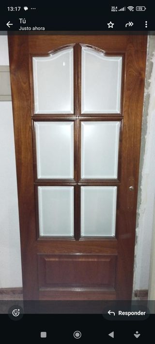 Puertas de madera maciza
