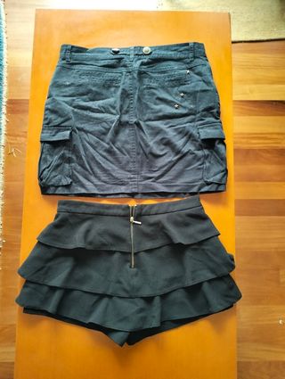 Lote de 2 faldas negras