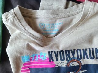 Lote 7 camisetas niño 7 años