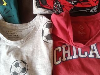 Lote 7 camisetas niño 7 años