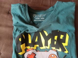 Lote 7 camisetas niño 7 años