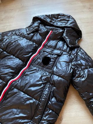 Chaquetón plumífero negro hombre  inspirac Moncl