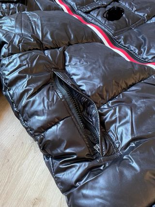 Chaquetón plumífero negro hombre  inspirac Moncl