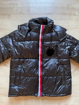 Chaquetón plumífero negro hombre  inspirac Moncl