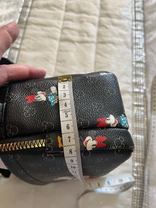 Bandolera Disney Negra y Beige