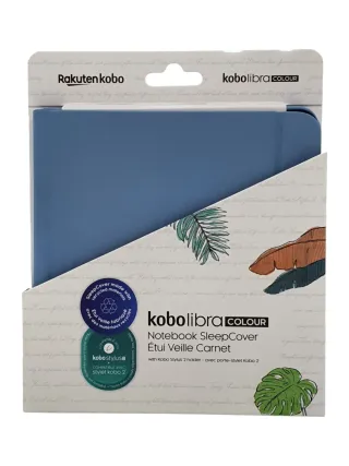 Custodia Rakuten Kobo Libra di colore blu