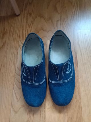 Alpargatas mujer azul marino
