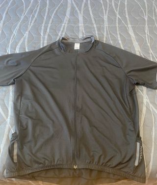 Maillot Ciclismo Btwin Negro Manga Corta