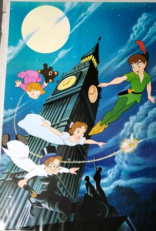Poster Peter Pan Big Ben Notte Magica