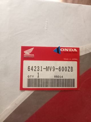 Adhesivo Carenado frontal Honda CBR 600 F2 1991